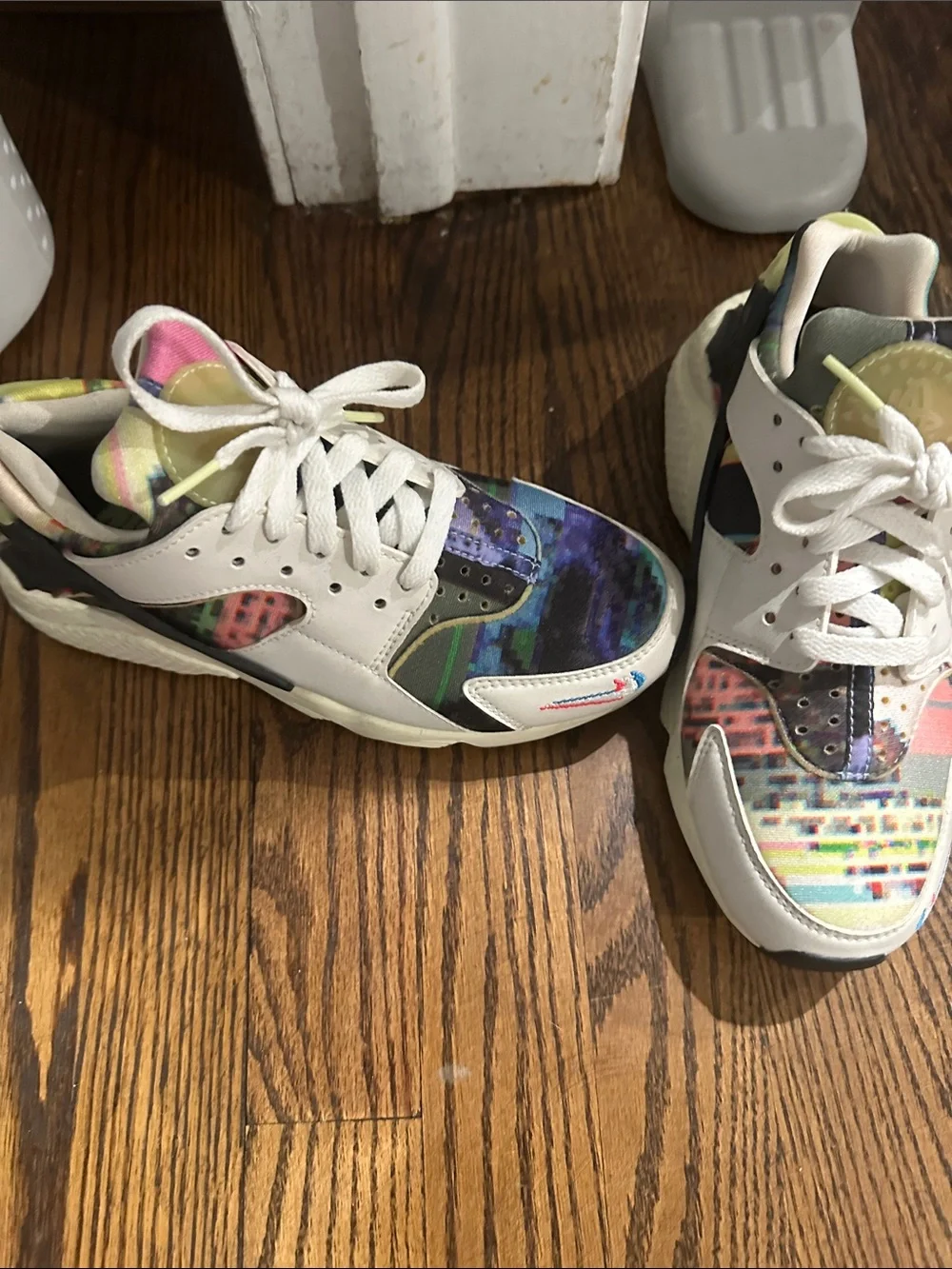 Nike Multicolor Graphic Sneakers with White Accents
